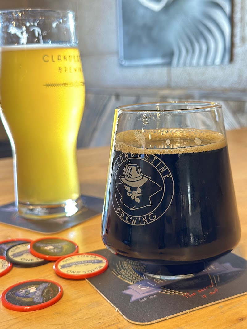 Varied craft beer styles with a focus on dark ales