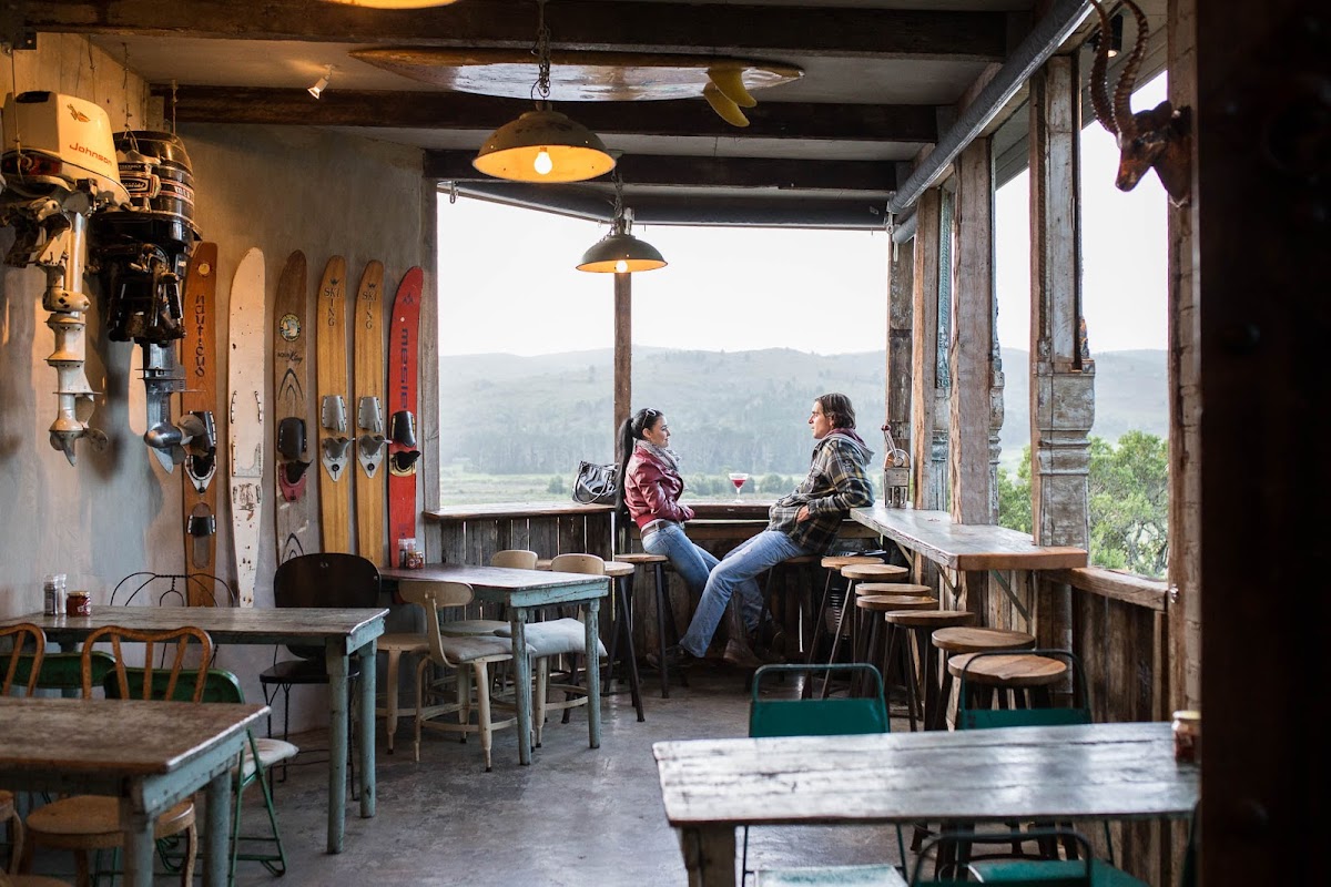 Simon's Bar at Emily Moon restaurant in Plettenberg Bay, Garden Route