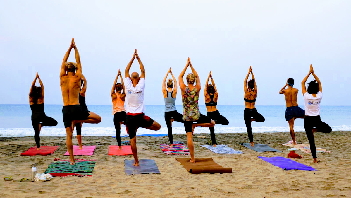 Rama School Of Yoga / Yoga Teacher Training (YTTC) . Varkala beach, Kerala