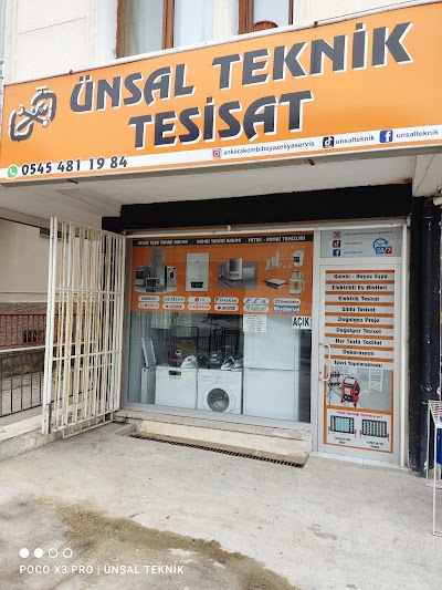 Kombi ve Beyaz Eşya Tamir Servisi Ünsal Teknik - Beyaz Eşya Servisi