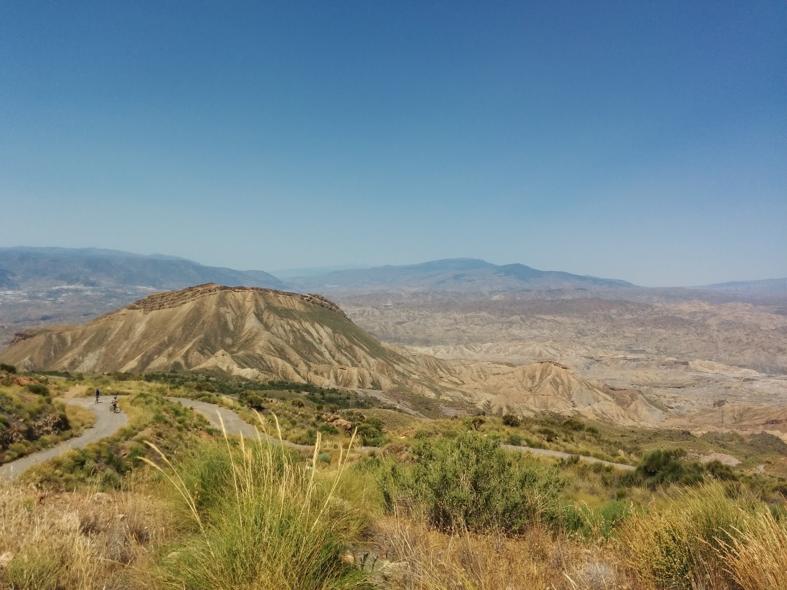 Sierra Alhamilla track above Mini Hollywood