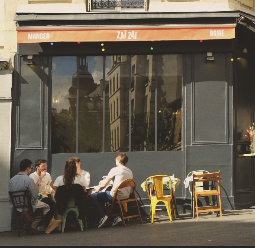 ZAÏ ZAÏ CAFÉ, vue extérieure