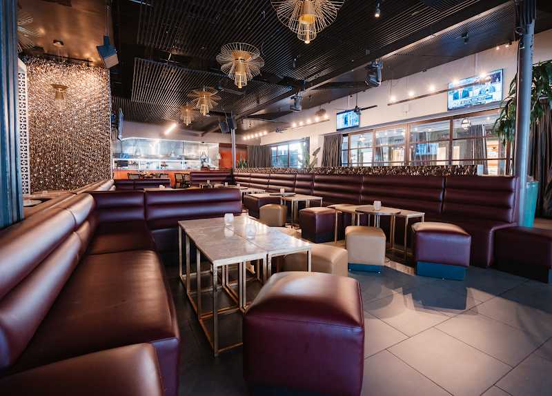 Stylish indoor and heated outdoor seating