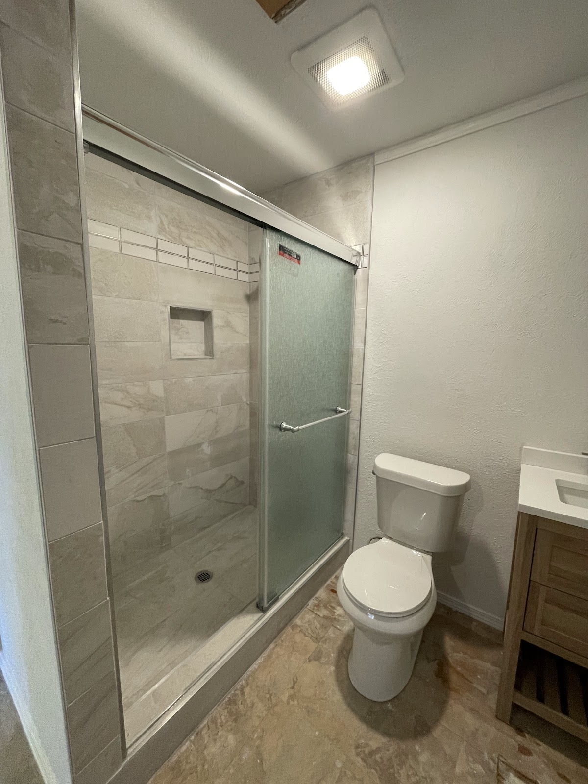 Bathroom renovation project