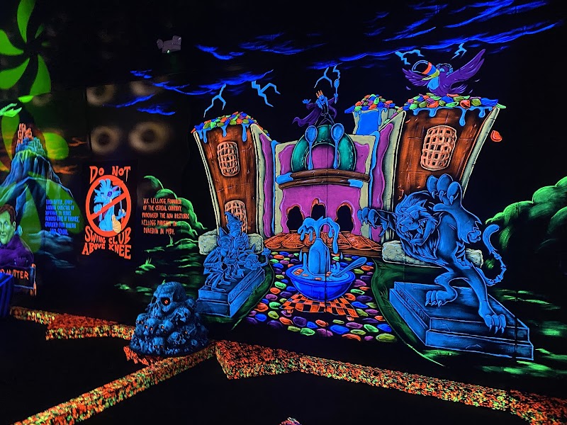 Monster Mini Golf Dunedin — interior