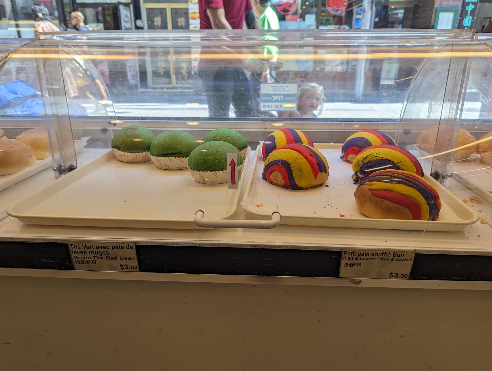 Freshly baked baguettes and rustic breads