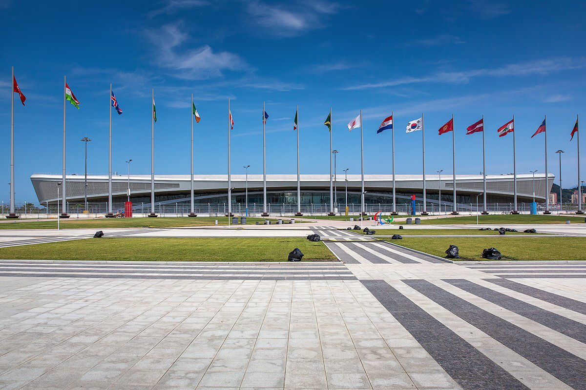 Adler Arena (Адлер Арена) exterior — Sochi, Russia