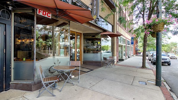 Chestnut Asheville restaurant exterior and food