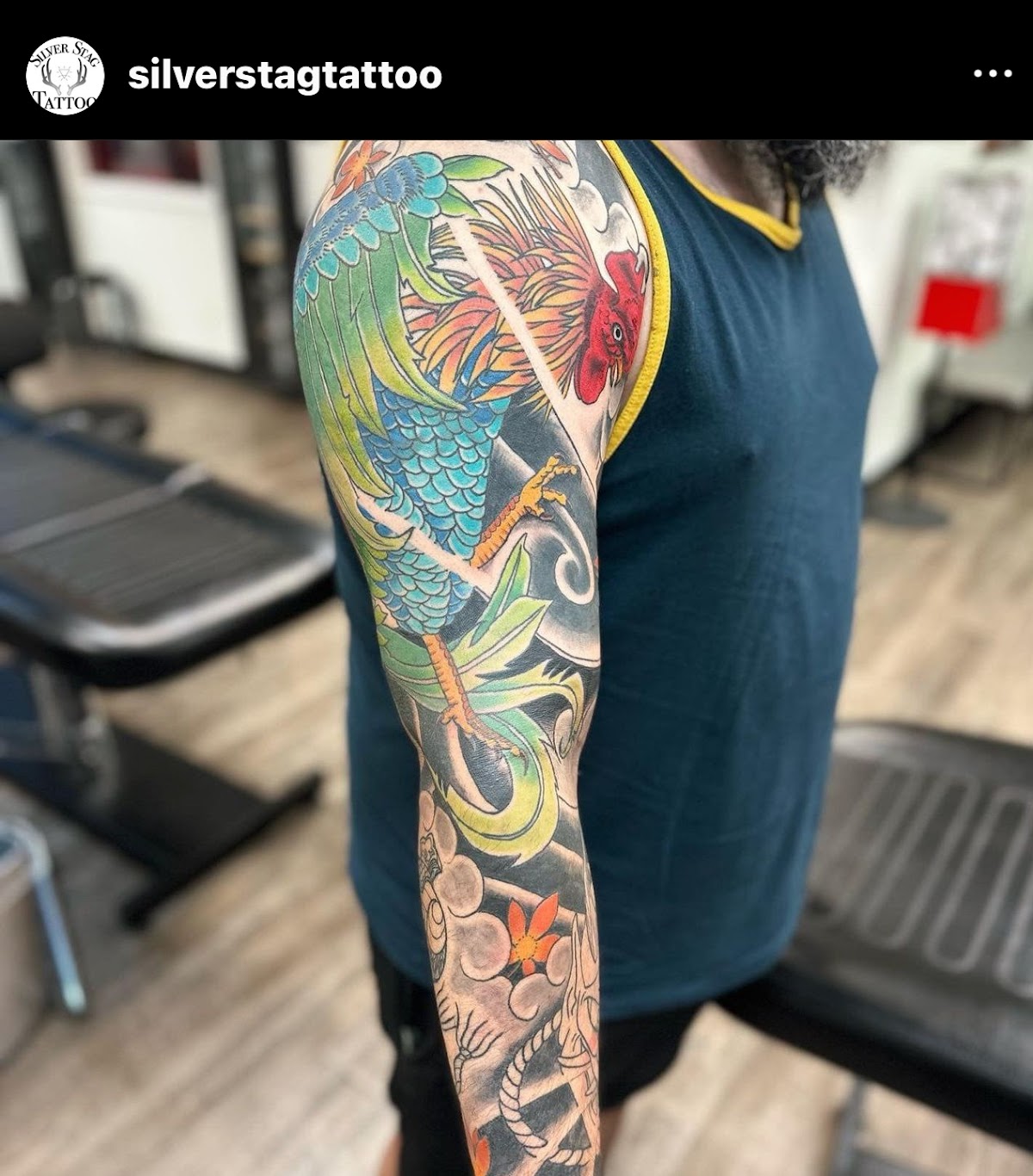 Silver Stag Tattoo tattoo work — photo 2
