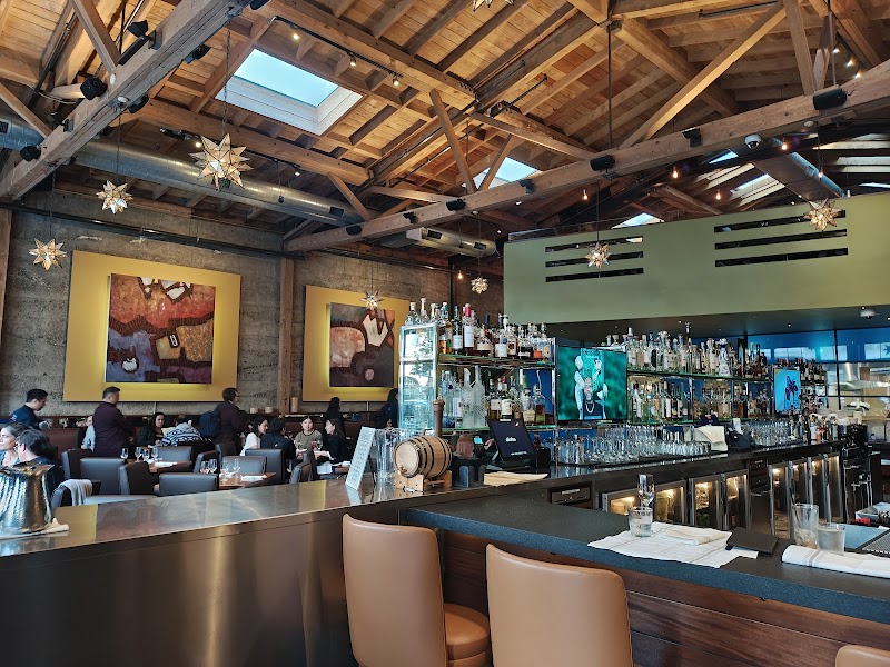 Private mezzanine room with full bar for groups up to 50
