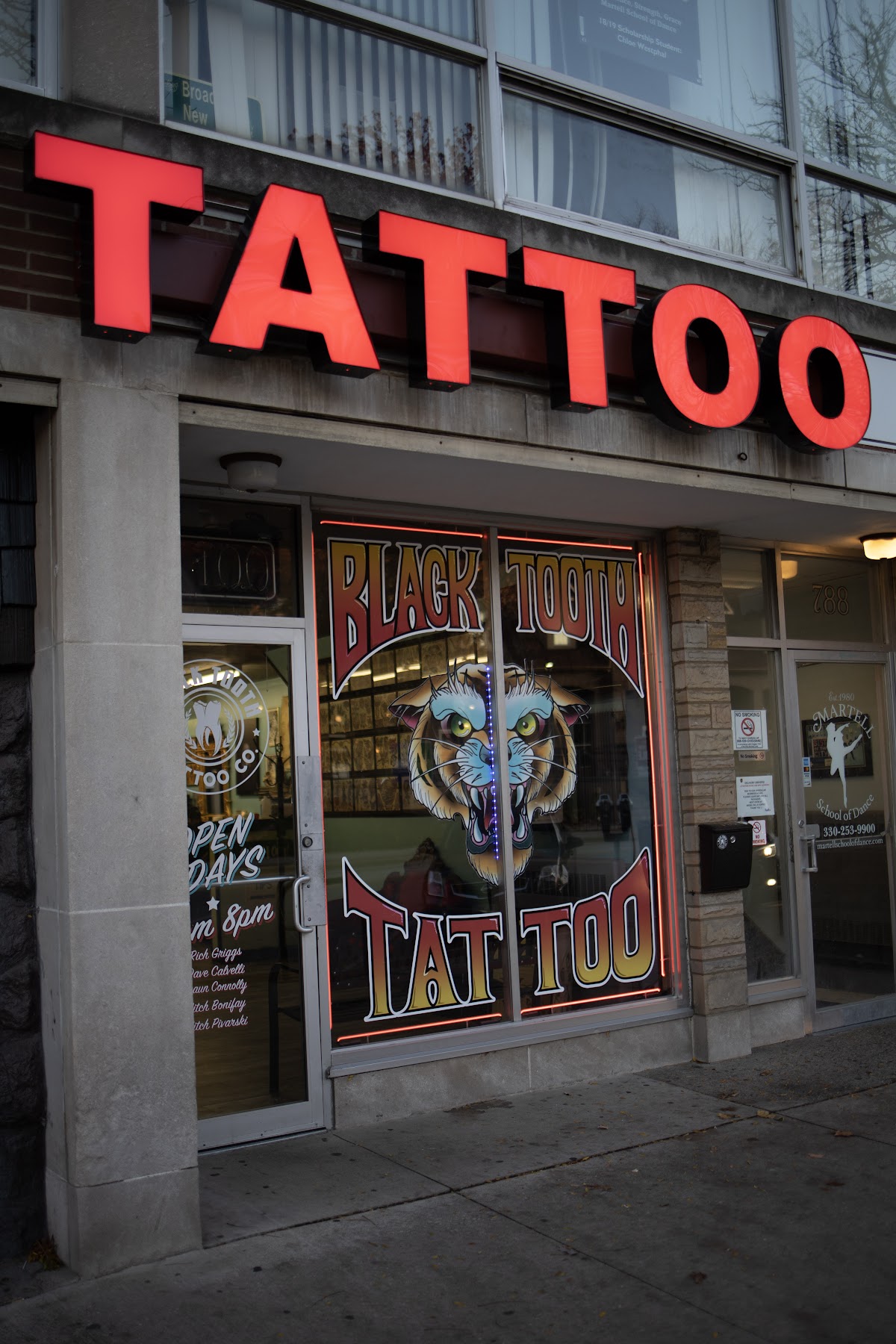 Black Tooth Tattoo tattoo work — photo 2