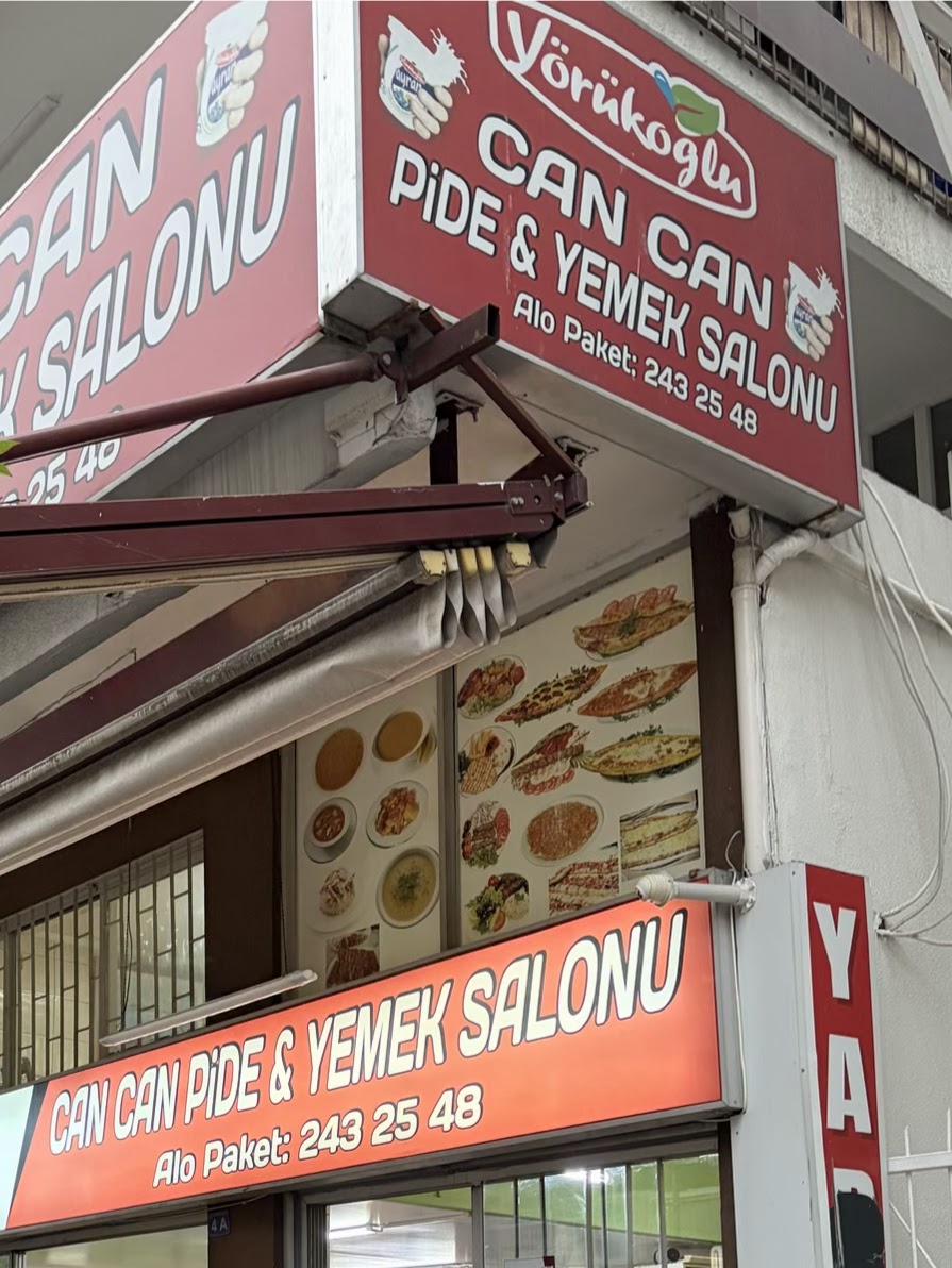 Can Can Pide Yemek Salonu mekanı