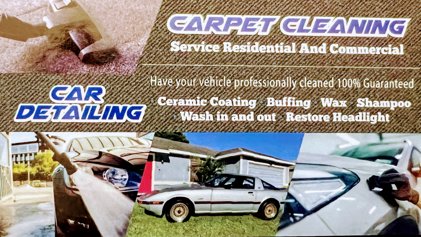 Montalvo's car detailing and carpet cleaning LLC at work