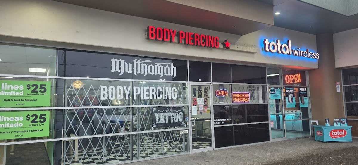 Multnomah Body Piercing & Tattoo — tattoo studio near Gresham