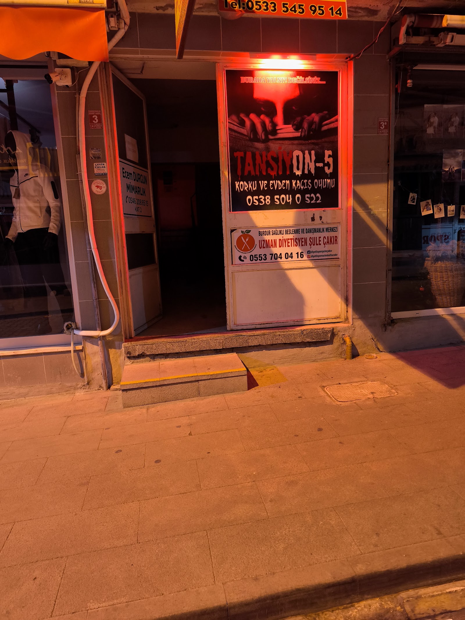BURDUR KorkuEvi (TANSİYON 5) mekanı
