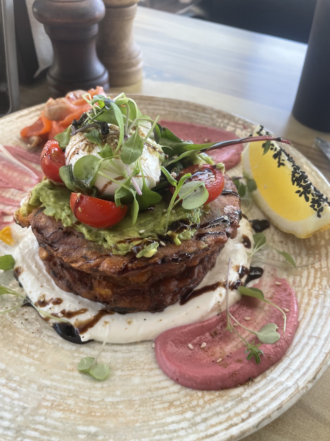 Lunch selection at Cafe 52