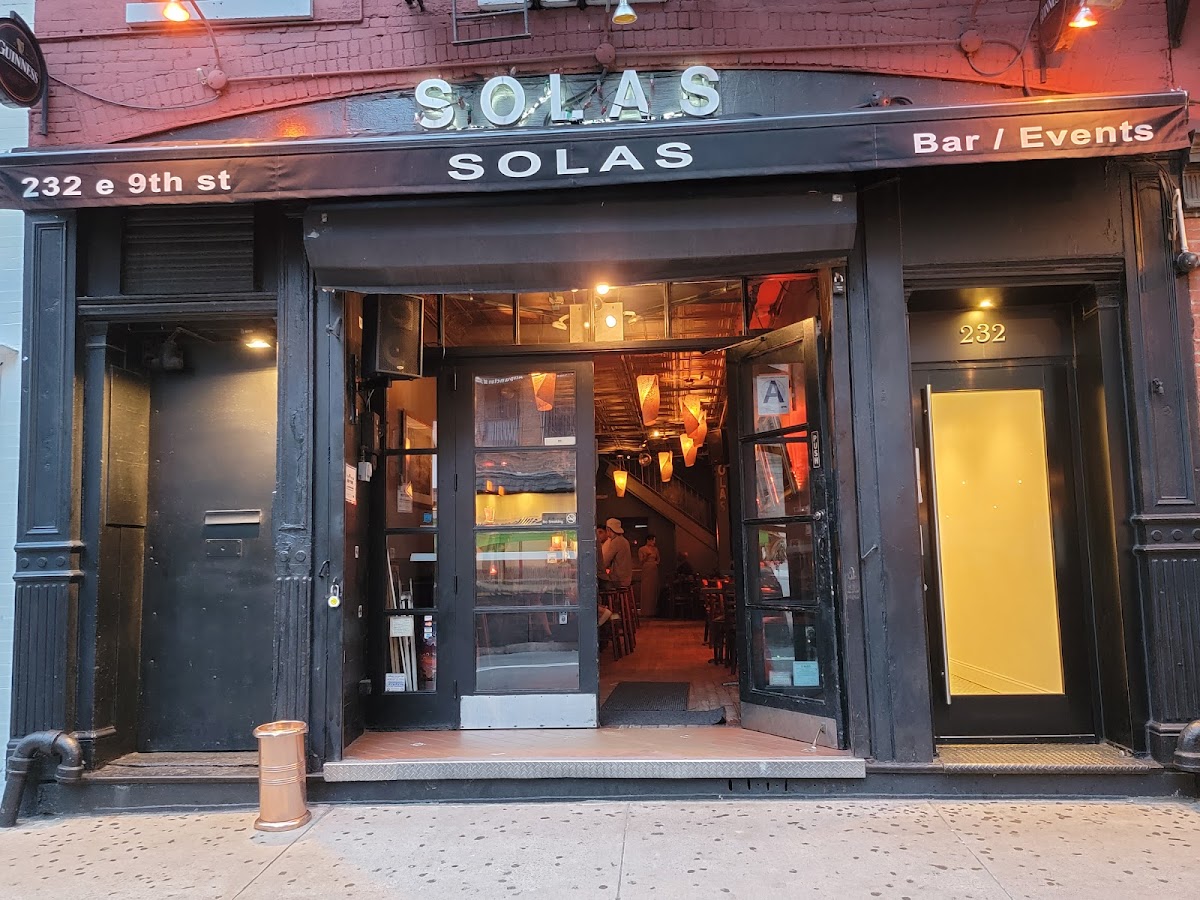 Solas Bar NYC