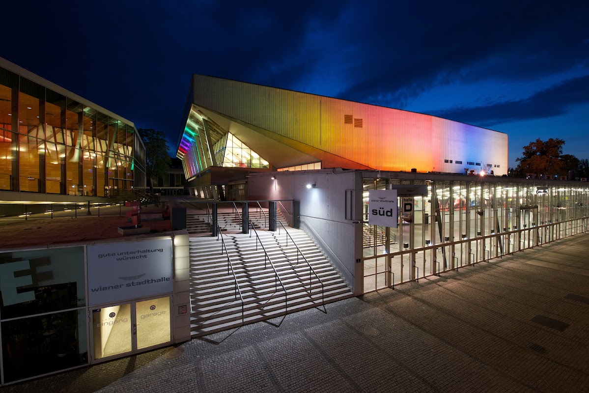 Wiener Stadthalle exterior — Vienna (Rudolfsheim-Fünfhaus) 1150, Austria