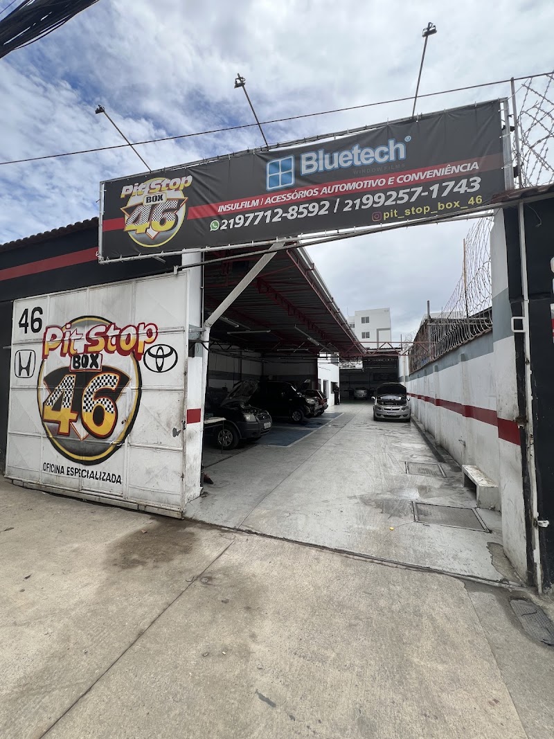 Pit Stop Box 46 \ Brunofilm/sound insulfilm e acessórios automotivos