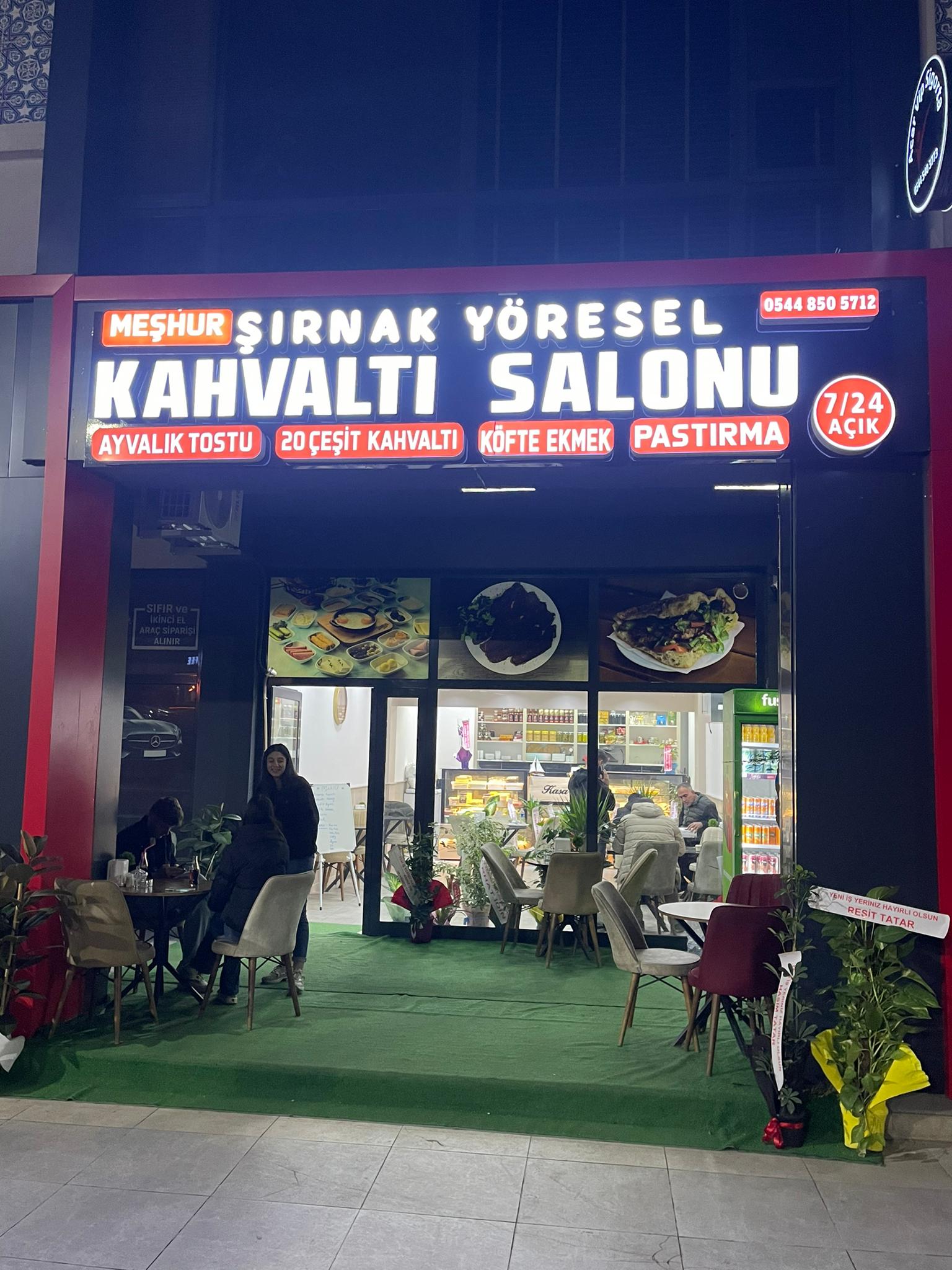 Şırnak Yöresel Kahvaltı Salonu mekanı