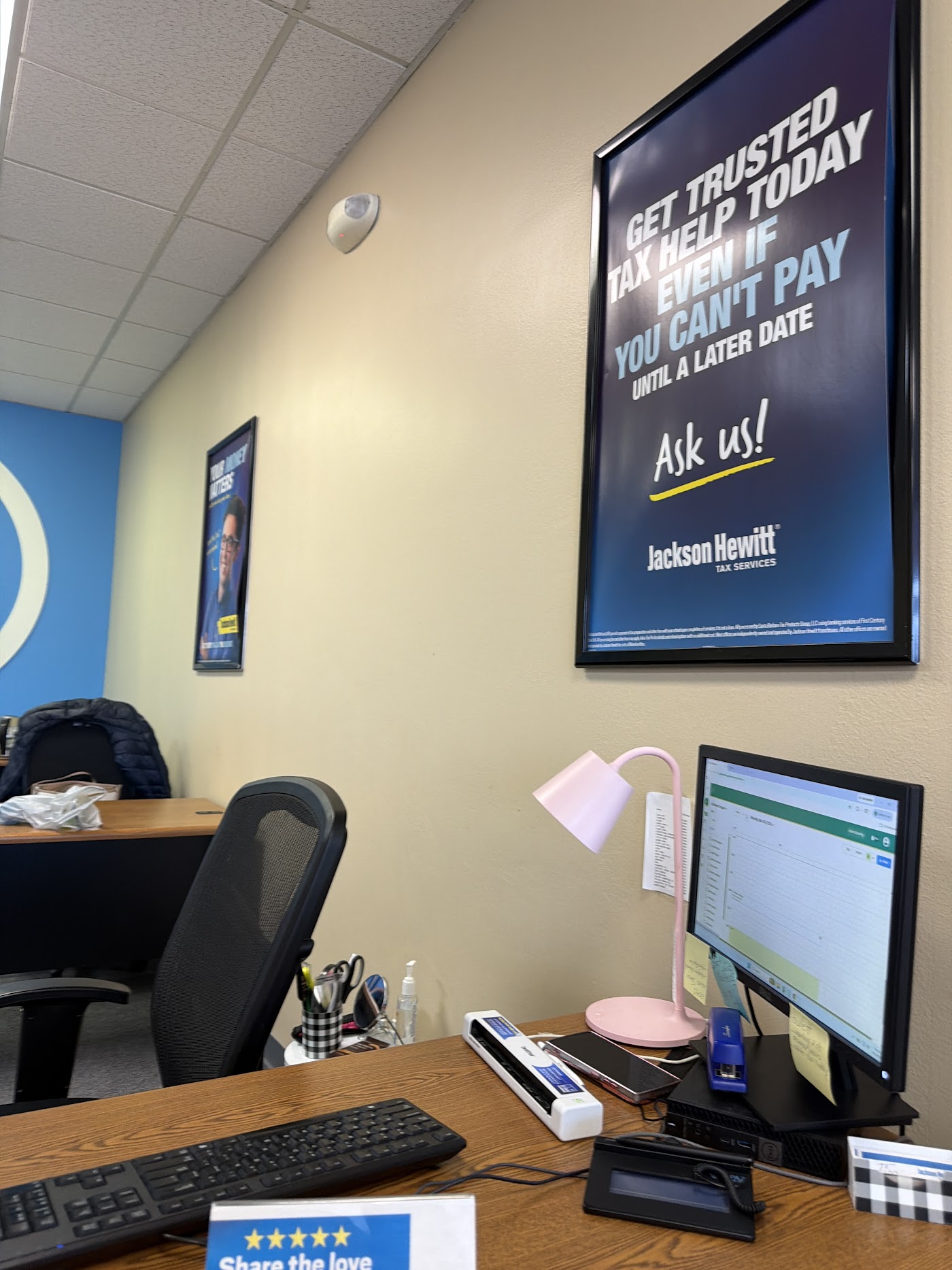 Jackson Hewitt Tax Service workspace