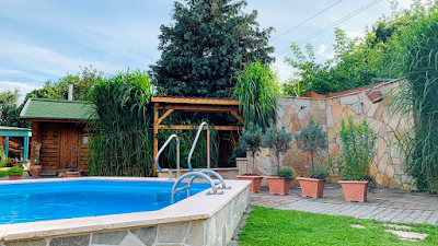 Finnlandsauna am Bagger