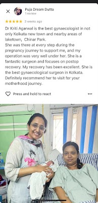 Dr. Kriti Agarwal Best Gynecologist in Phool Bagan, Beleghata Kolkata | Laparoscopic Surgeon | Fertility & IVF Doctor - Image 3