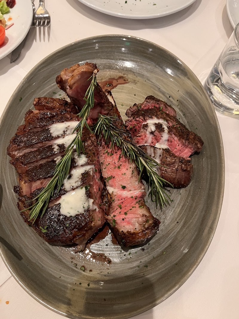Premium aged prime beef and seafood classics