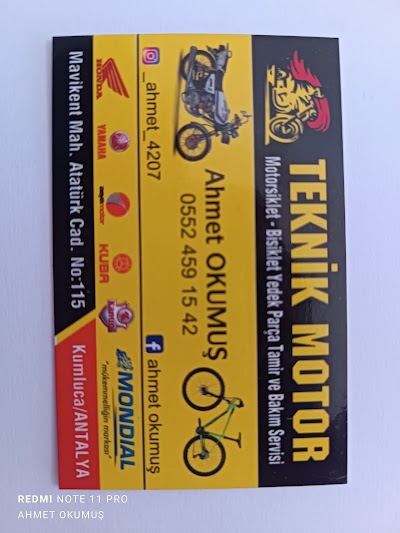 Teknik motor - Oto Servisi - Kumluca