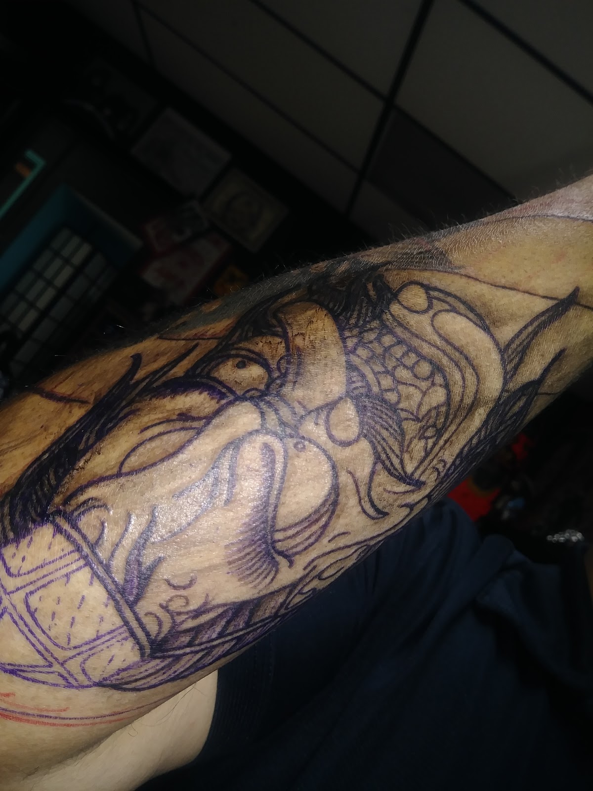 Fine Line Tattoo tattoo work — photo 3