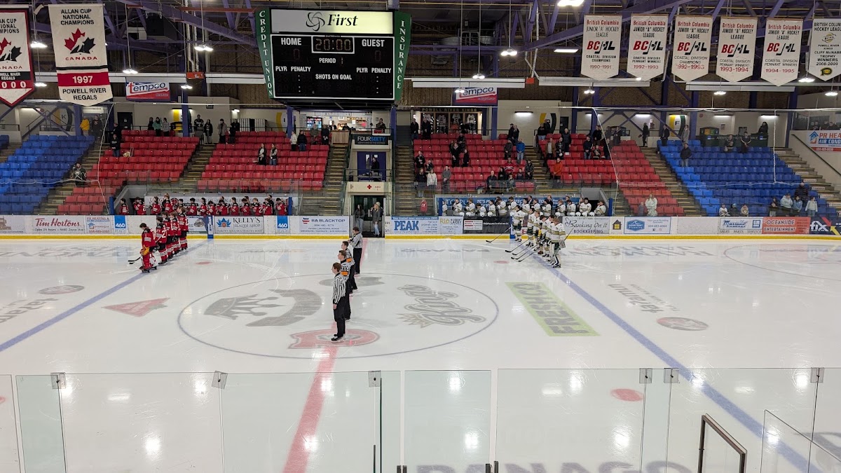 Hap Parker Arena exterior — Powell River, Canada