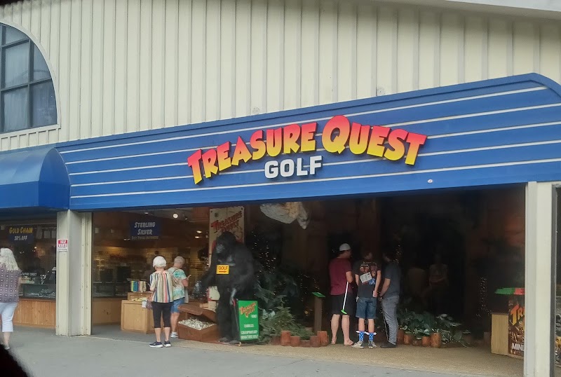Treasure Quest Miniature Golf banner