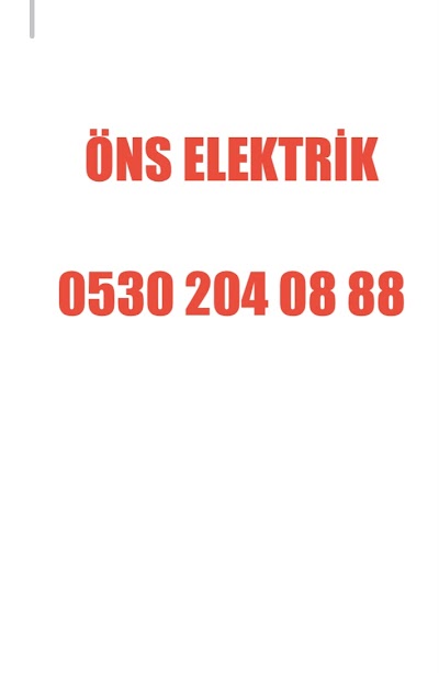 ÖNS ELEKTRİK - Beyaz Eşya Servisi