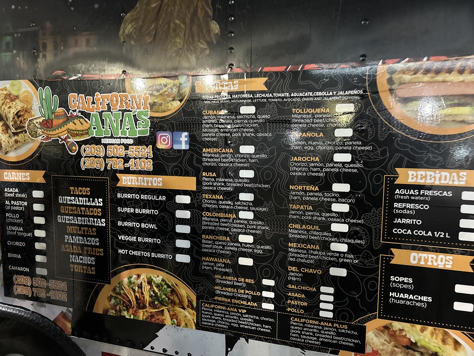 Plate of food from Californi Ana's