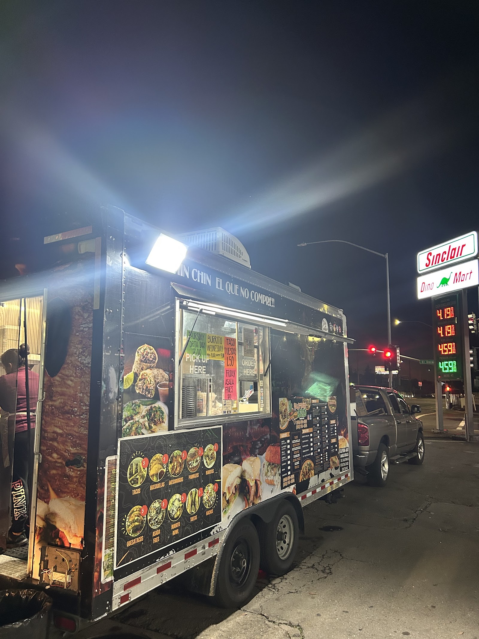 Californi Ana's truck on the lot