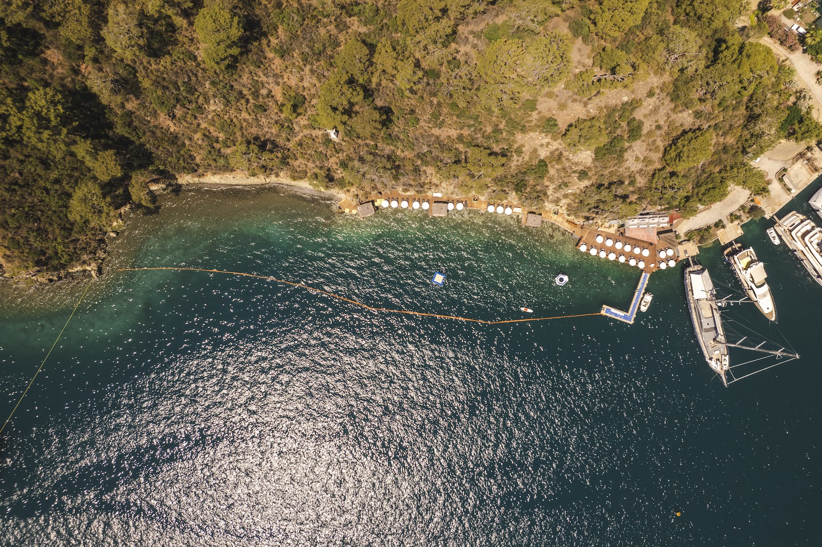 Lime Beach Club Göcek mekanı