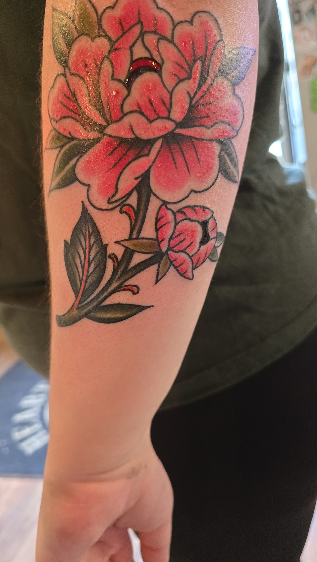 Bleeding Heart Tattoo tattoo work — photo 3
