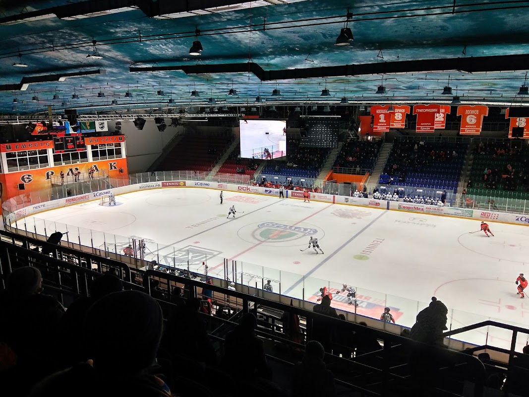 Yermak Sports Palace (Дворец спорта Ермак) exterior — Angarsk, Irkutsk Oblast, Russia