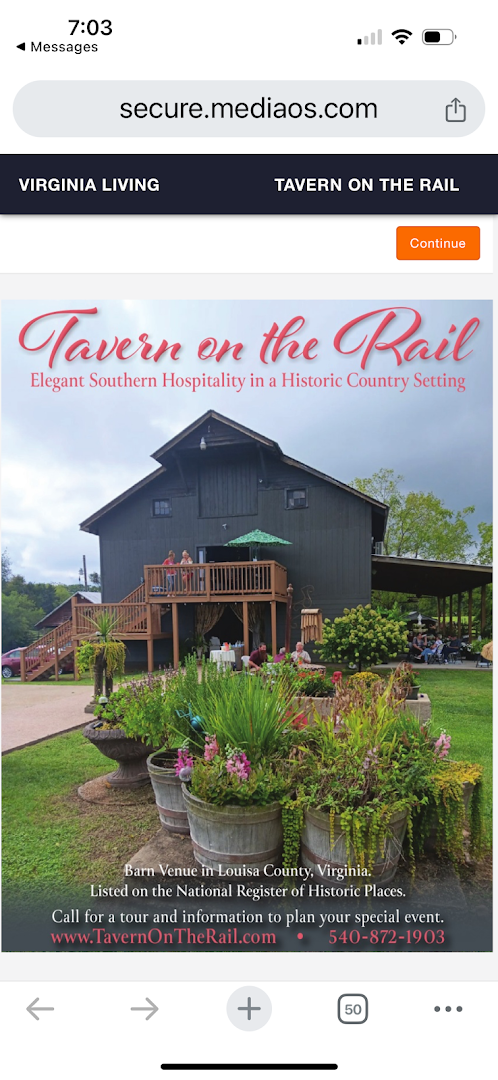 Tavern on the Rail Event Barn Venue and catering