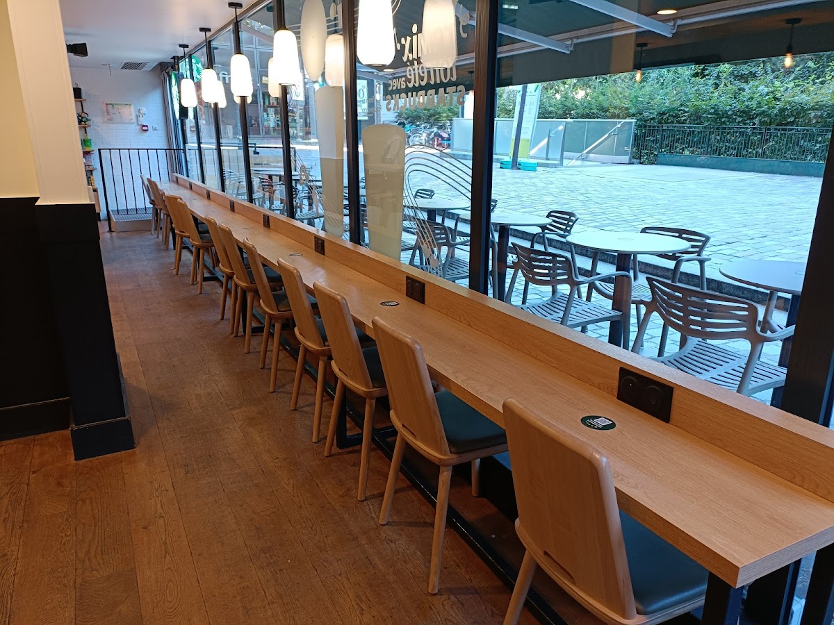 Starbucks, vue extérieure