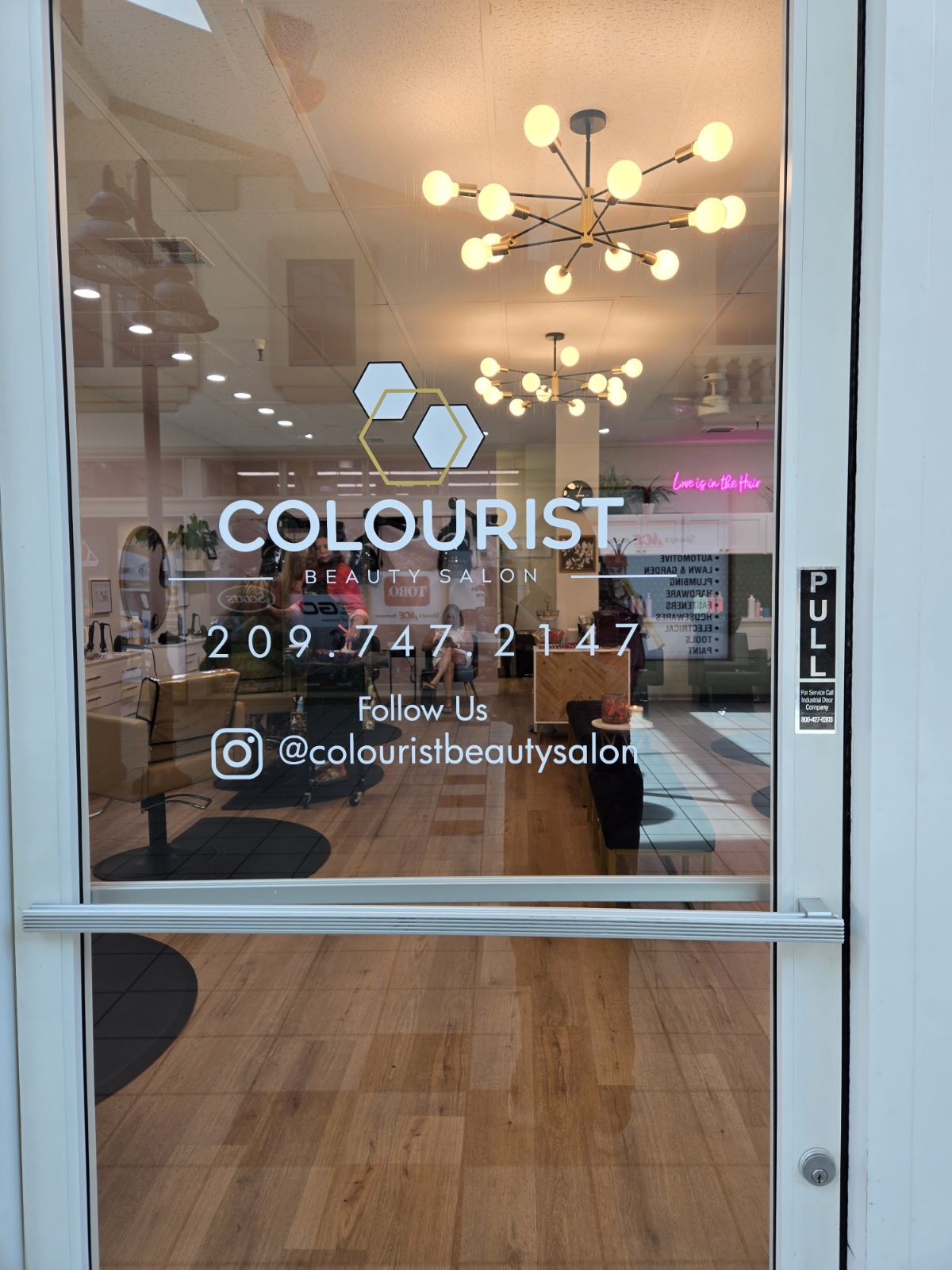 Colourist studio interior