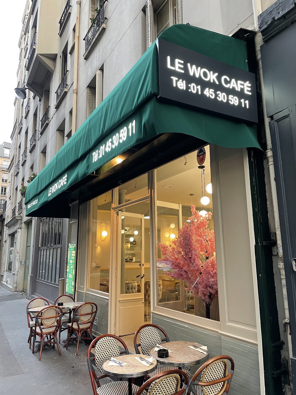 Le Wok Café, vue extérieure