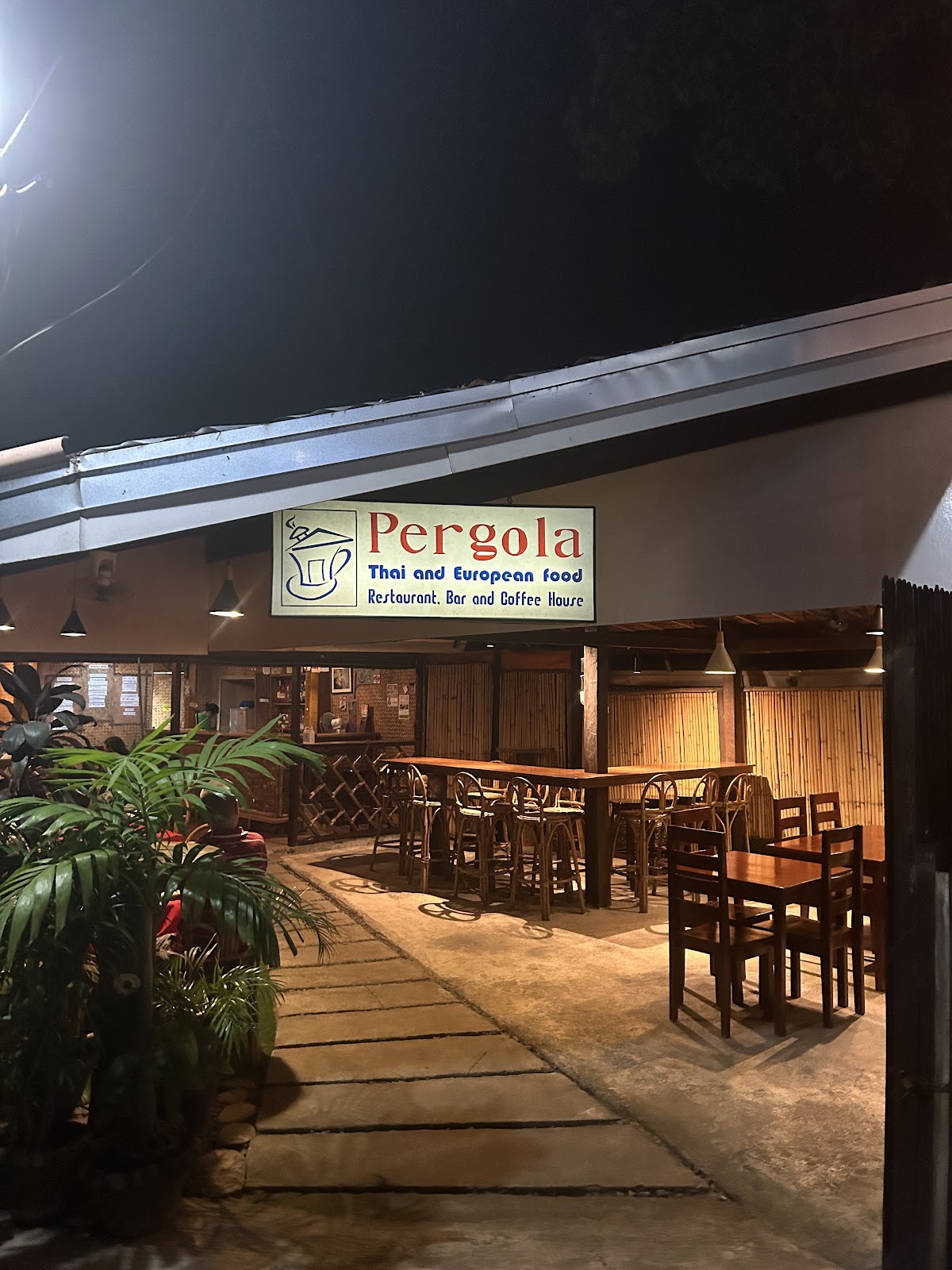 Pergola Thai and European Restaurant in palawan