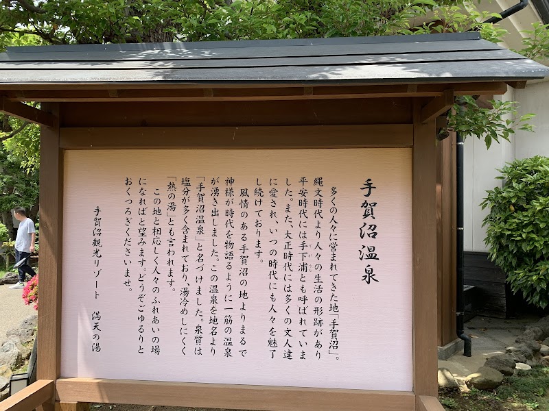 天然温泉 満天の湯 足湯 3