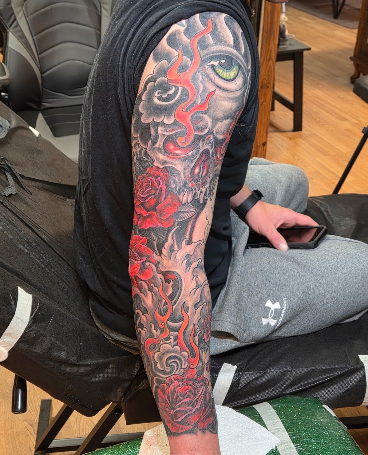 Dragon Koi Tattoo tattoo work — photo 2