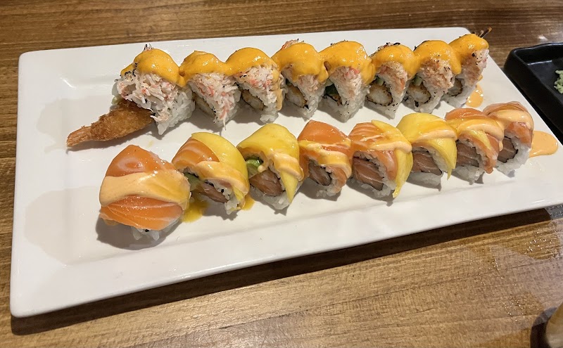 Fresh sushi and specialty Dragon Roll