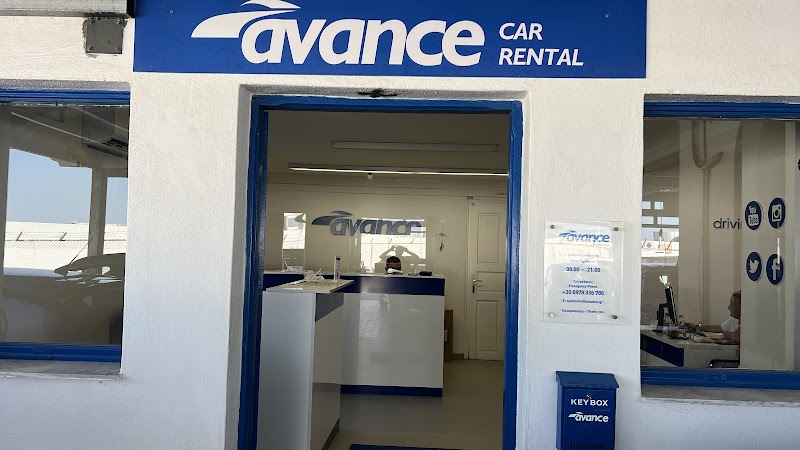 Avance rent a car Santorini airport