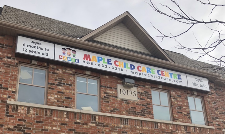 Exterior photo of Maple Child Care Centre Inc in Maple
