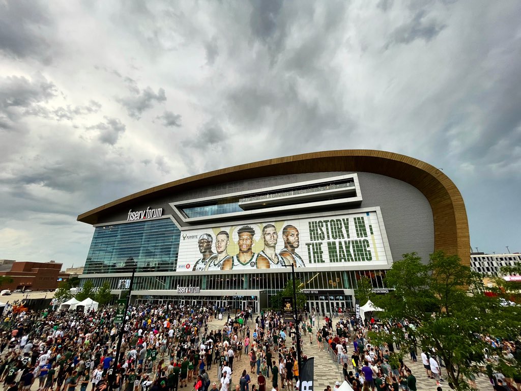 Fiserv Forum exterior — Milwaukee, United States