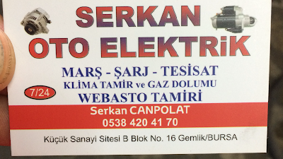Gemlik Oto Elektrik Serkan Ağır vasıta elektrikçi - Klima Servisi